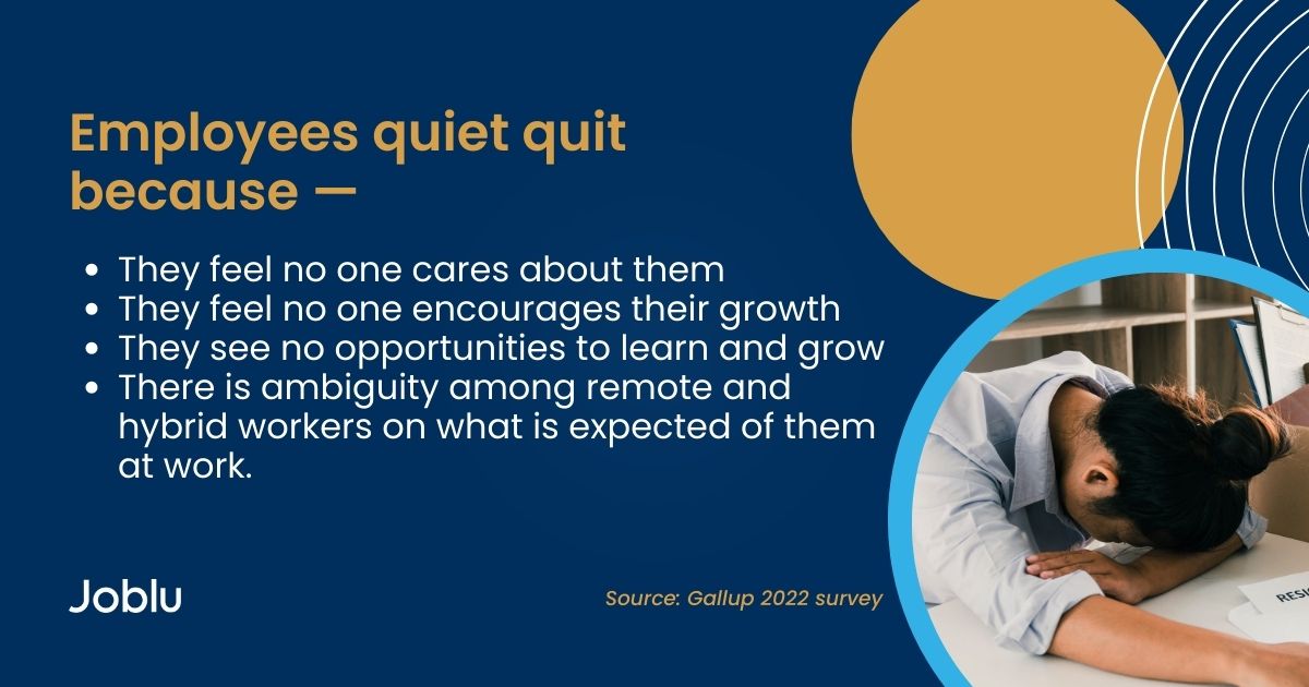 reasons employees are quiet quitting