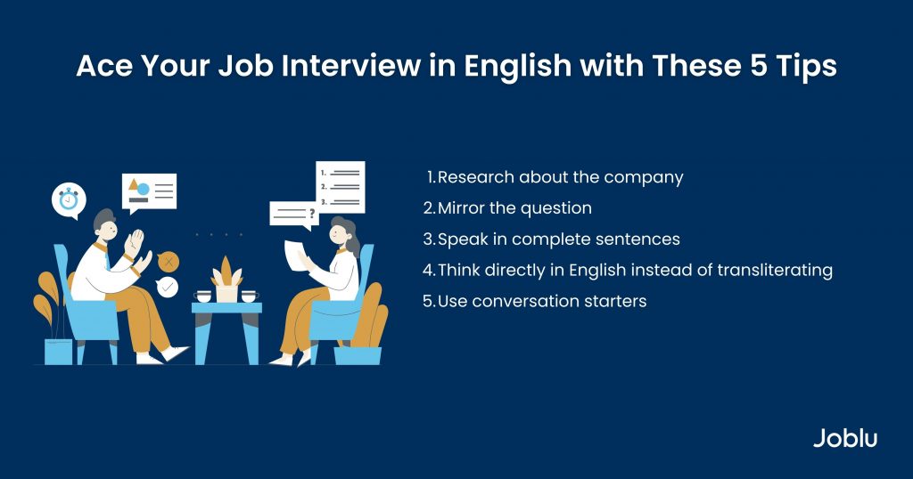 Ace Your English Job Interview with These Tips