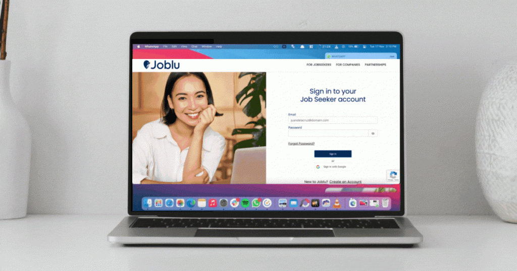joblu job seeker web app launched