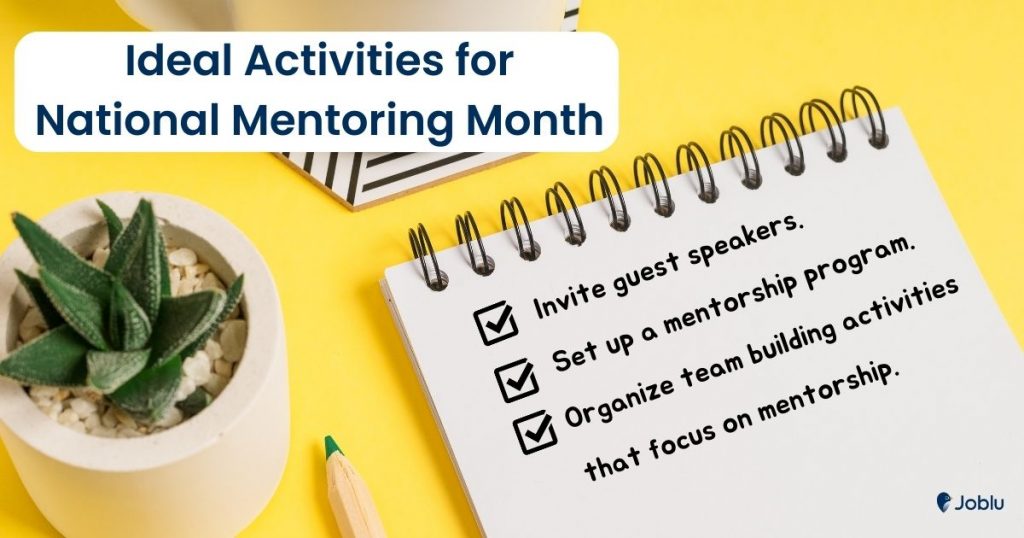 national mentoring month activities