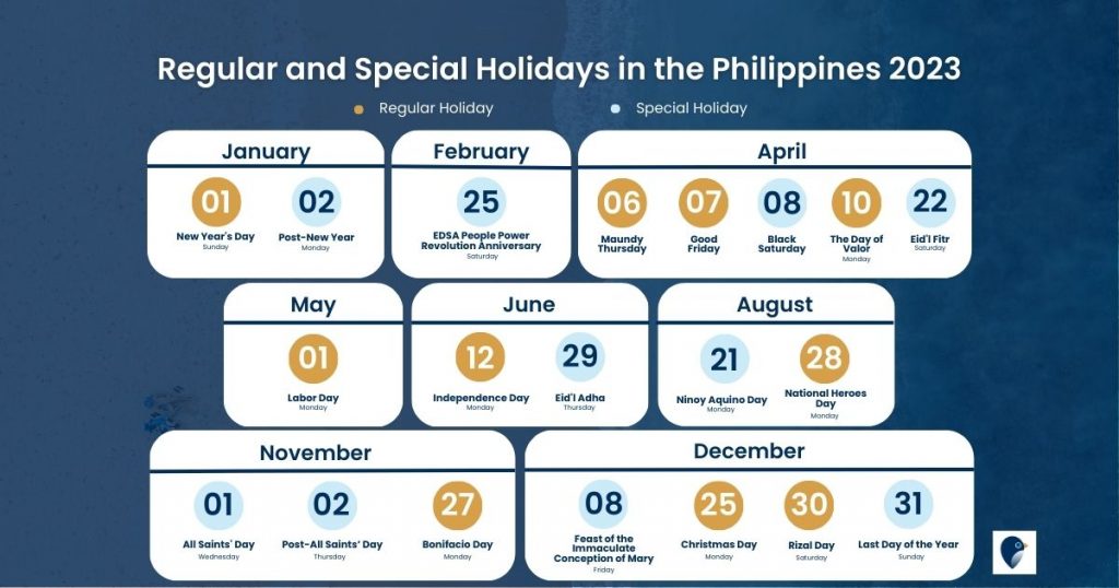 2023 Holidays Philippines: Calendar + Vacation Ideas