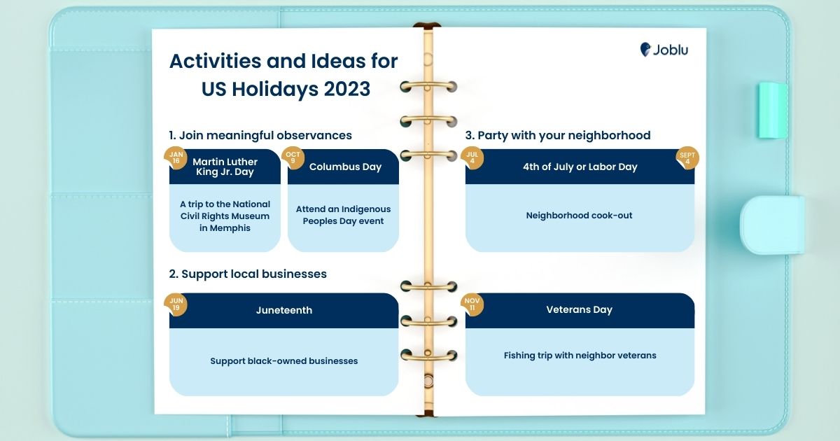 US Holiday 2023 Calendar Cheat Sheet to Plan Your Vacays