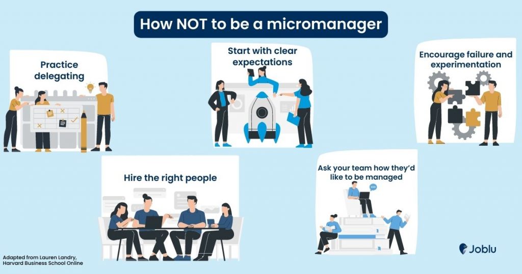 how not to be a micromanager